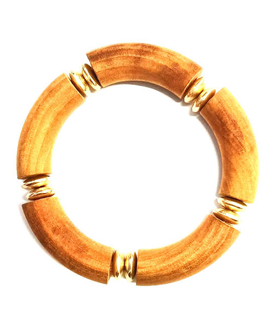 Wood & Metal Bracelet
