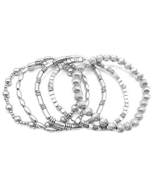 Multi Beads Stretch Bracelet