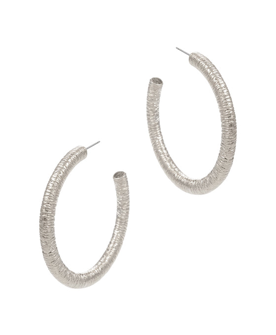 Round Shaped Metal Hoop Earring