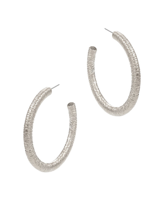 Round Shaped Metal Hoop Earring