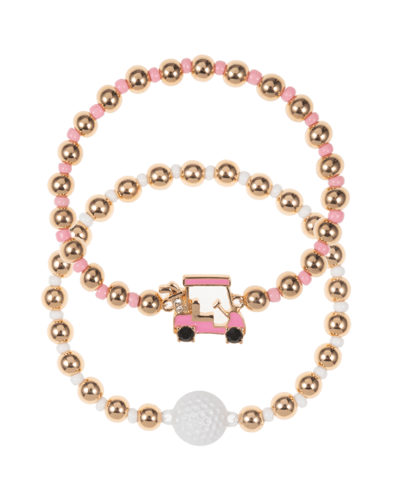 Golf Enamel Stretch Bracelet
