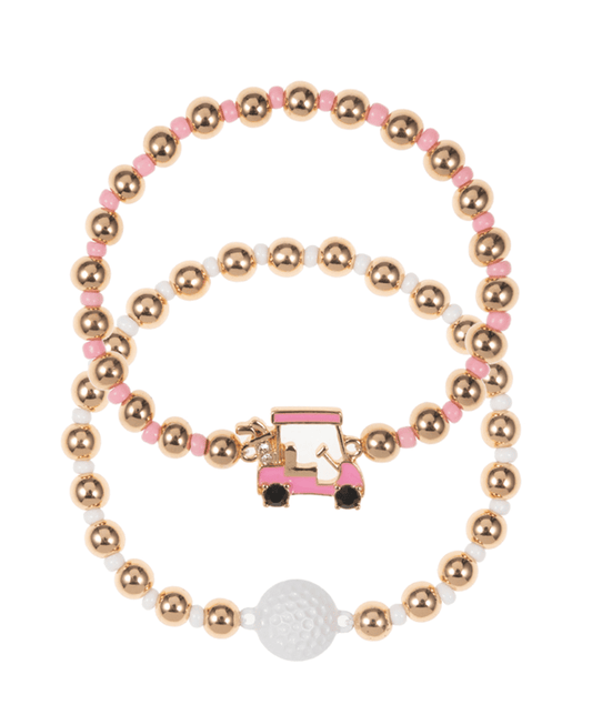 Golf Enamel Stretch Bracelet