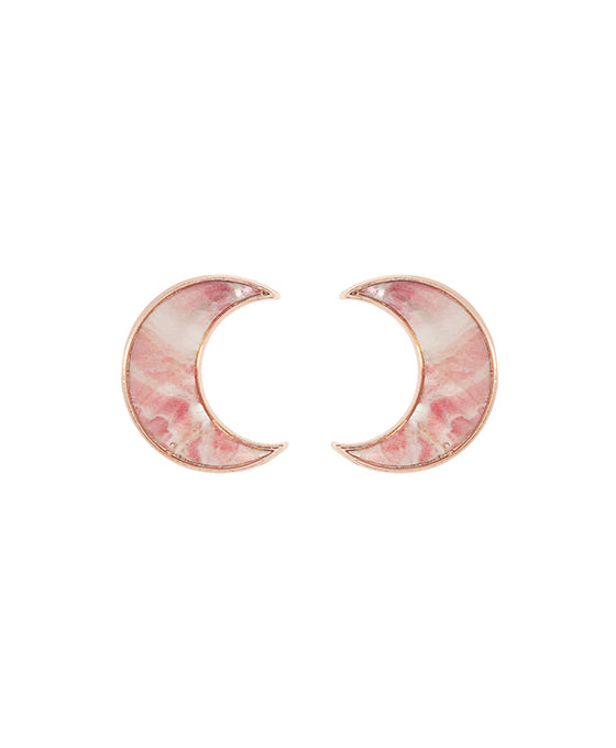 Crescent Shape Shell Post Earring