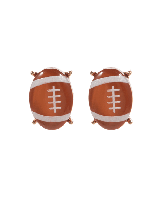 Sport Faux Stone Hypo Post Earring - 0.5"