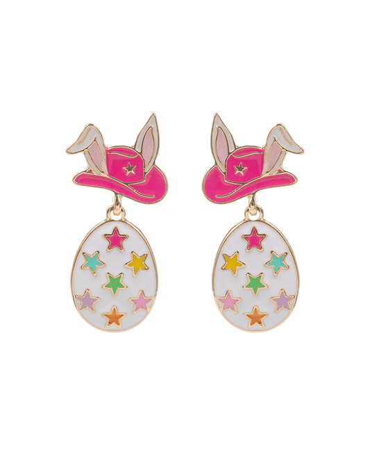 Western Easter Enamel Hypo Earring - 1.5"
