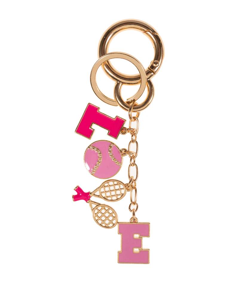 Love Tennis Icons Bag Charm & Key Chain