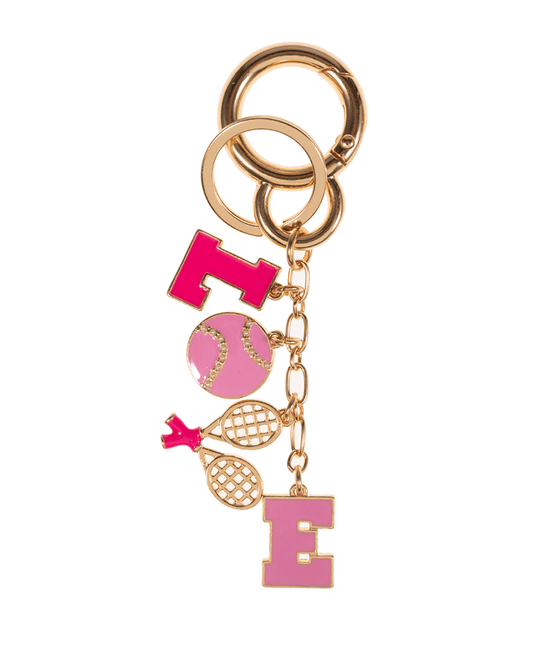 Love Tennis Icons Bag Charm & Key Chain