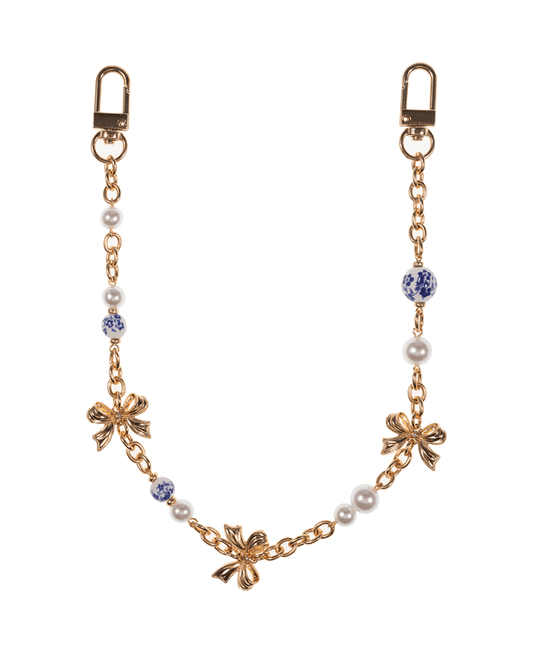 Multi Bow Charm Swag Bag Charm - 15"