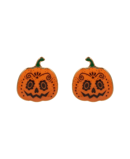 Pumpkin Hypo Titanium Post Earring - 0.75"