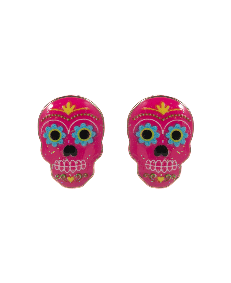 Skull Hypo titanium Post Earring - 0.75"