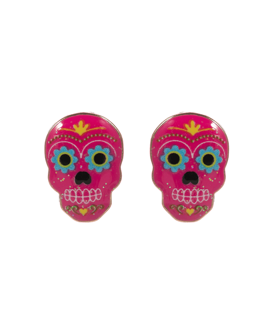 Skull Hypo titanium Post Earring - 0.75"