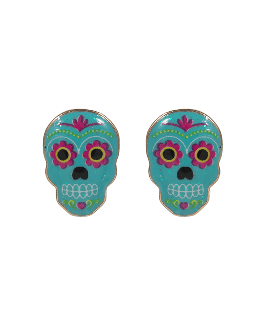 Skull Hypo titanium Post Earring - 0.75"