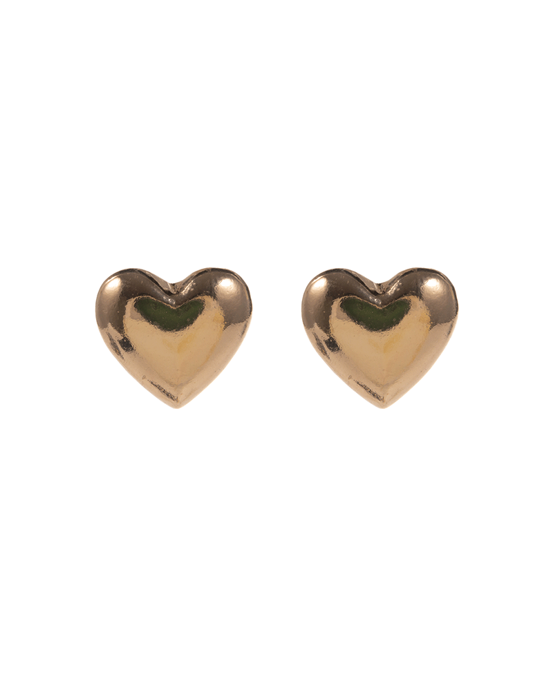 Puffy Heart Hypo Titanium Post Earring - 0.75"