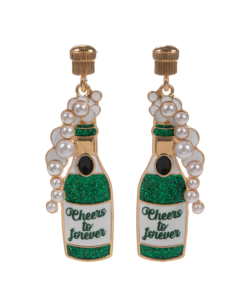 Champagne Hypo Titanium Post Earring - 2.0"