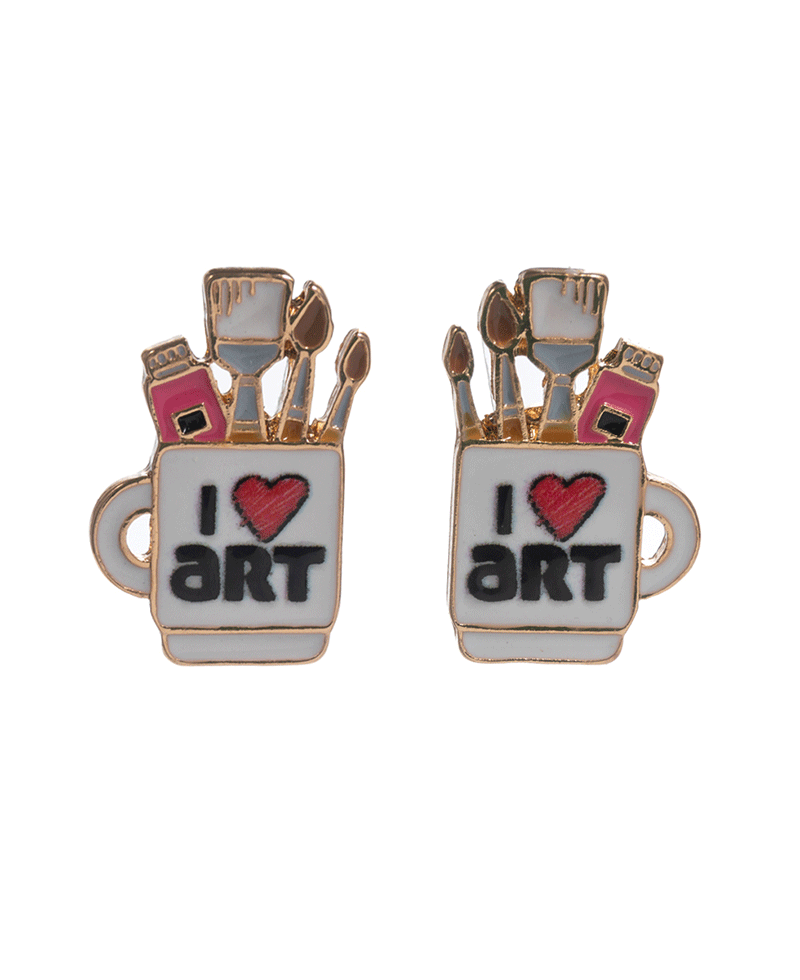 Brush Cup Hypo Earring - 0.75"