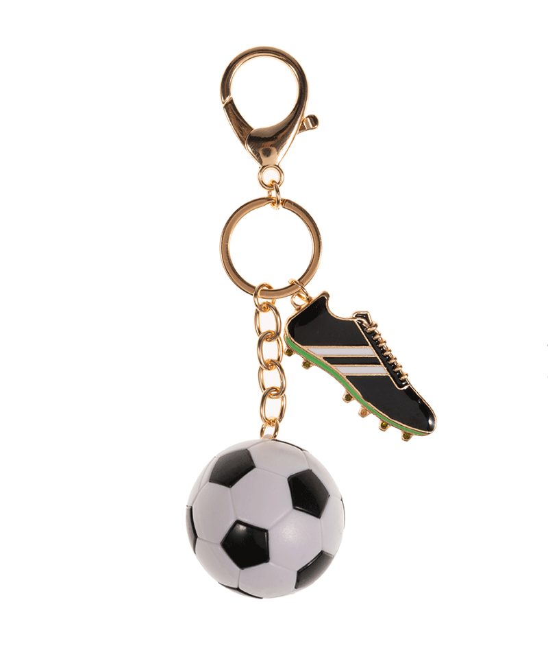 Soccer Ball w/ Shoes Bag Charm