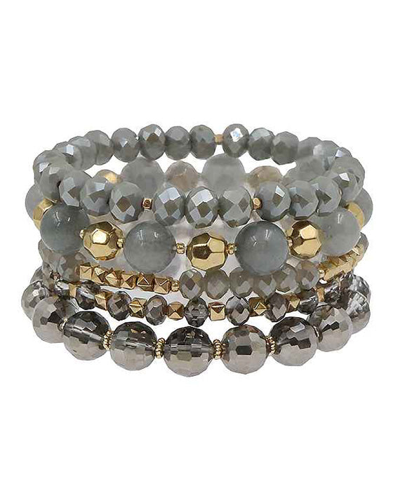 5 Strands Stackable Stretch Bracelet