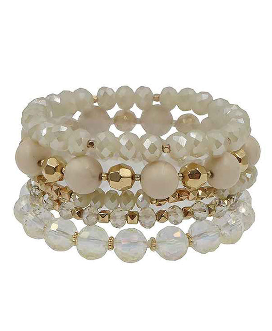 5 Strands Stackable Stretch Bracelet