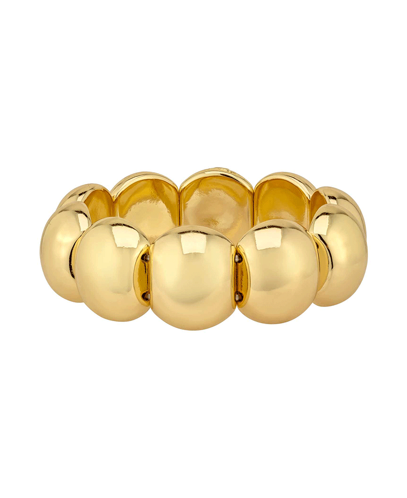 Metal Circle Stretch Bracelet