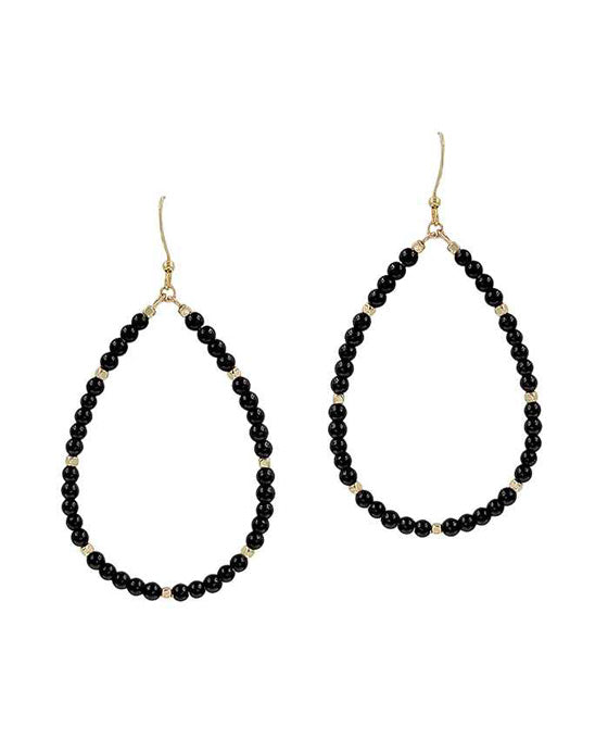 Stone Teardrop Shape Earring