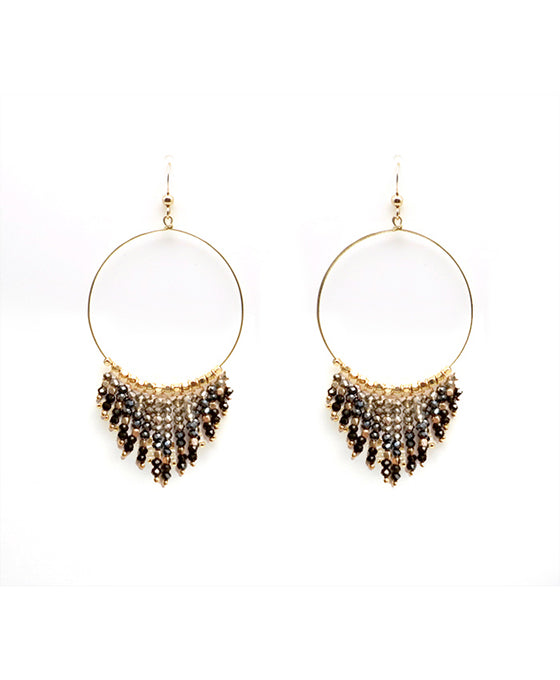 Crystal Round Earring
