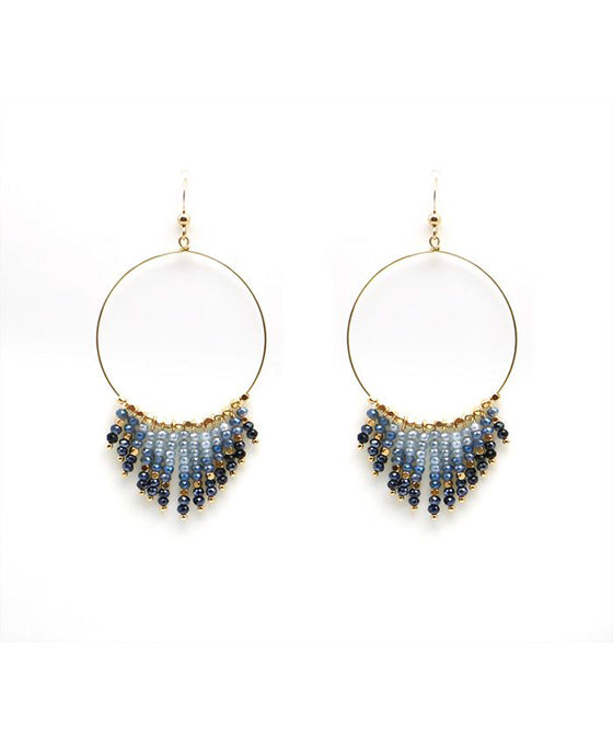Crystal Round Earring