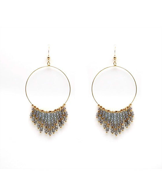 Crystal Round Earring
