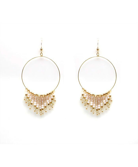Crystal Round Earring