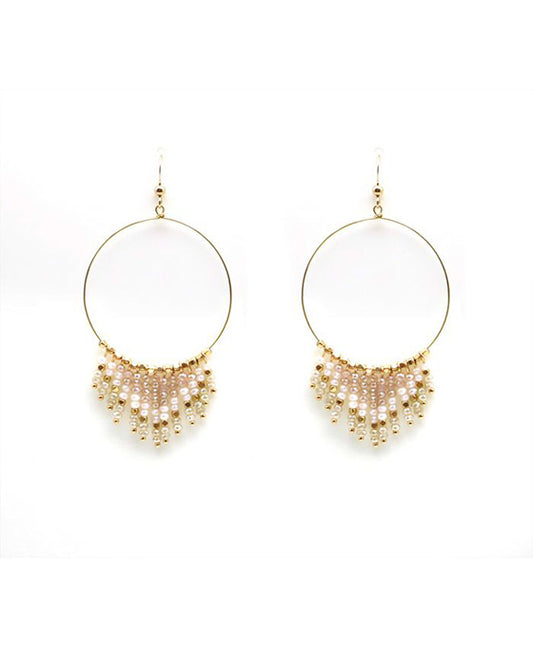 Crystal Round Earring