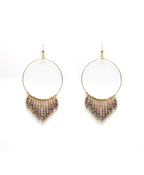 Crystal Round Earring