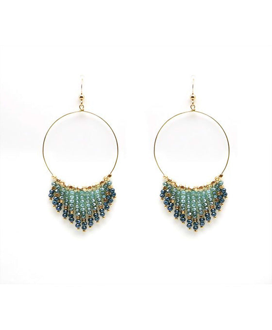 Crystal Round Earring