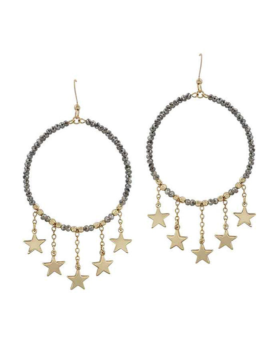Star Glass Earring