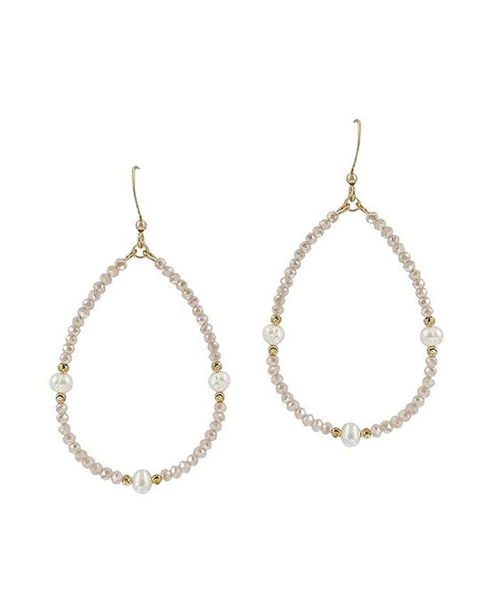Teardrop Fresh Water Pearl Earring