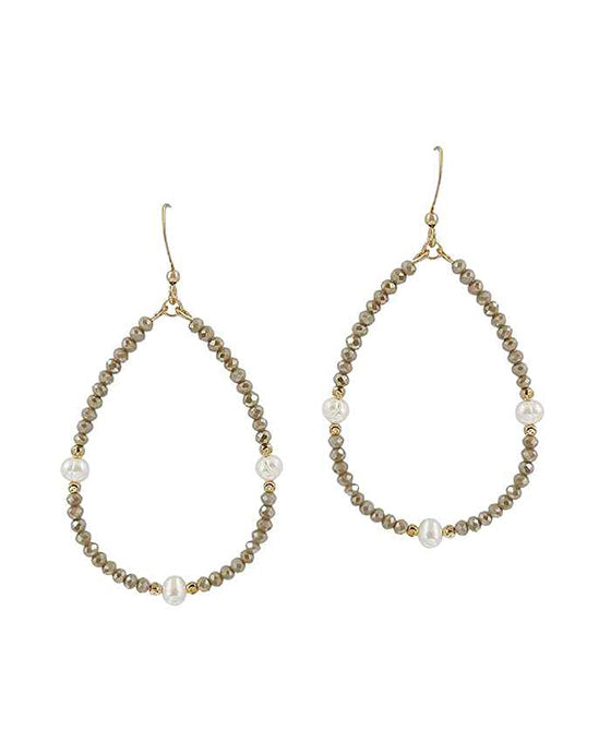 Teardrop Fresh Water Pearl Earring