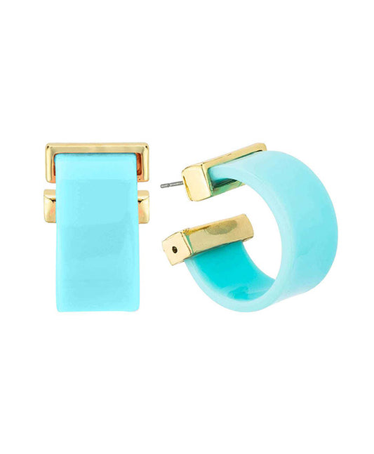 25mm Acetate Hoop Earring