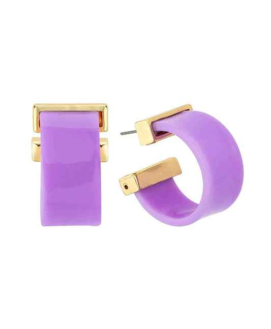 25mm Acetate Hoop Earring