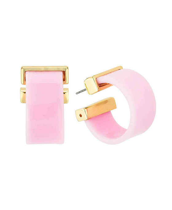 25mm Acetate Hoop Earring