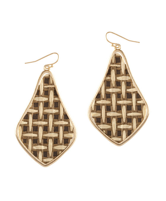 Rattan Earring