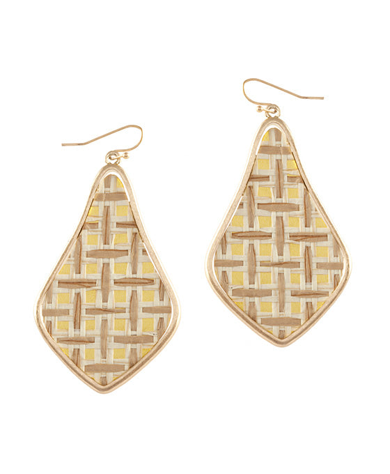 Rattan Earring