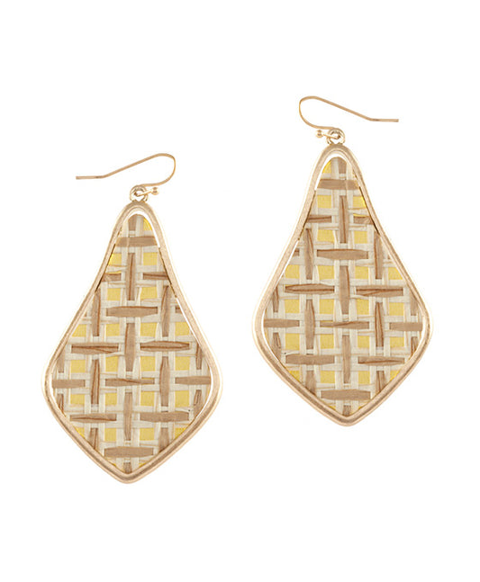 Rattan Earring
