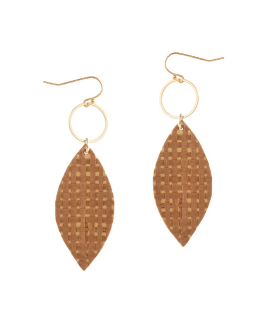Rattan Metal Earring