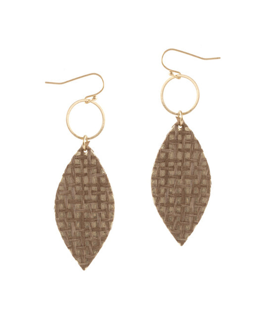 Rattan Metal Earring