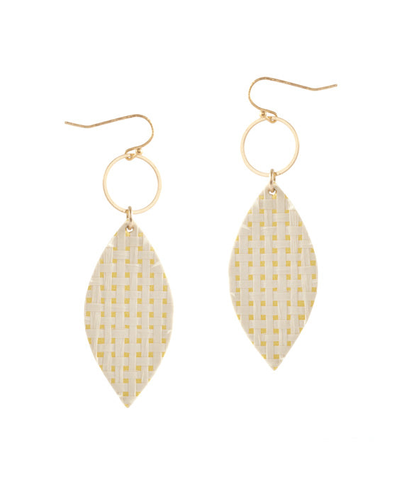 Rattan Metal Earring