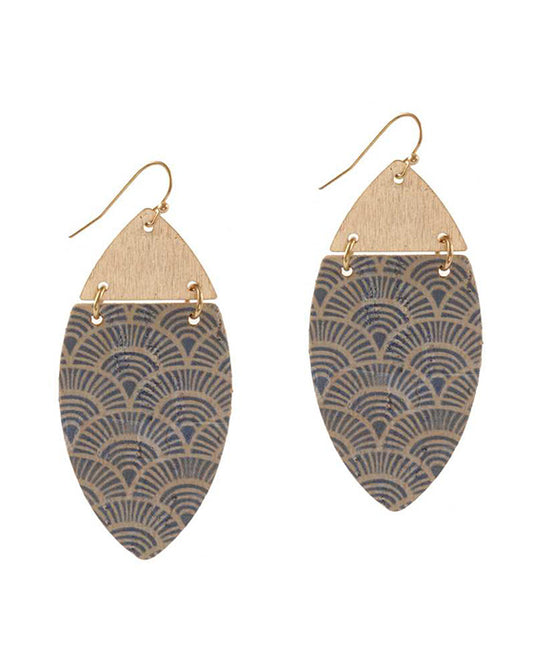 Cork Moroccan Earring