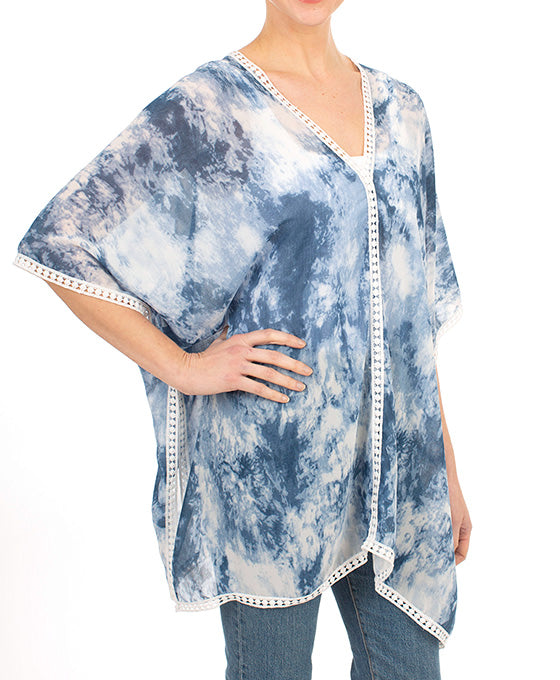 Tie Dye Poncho Cape