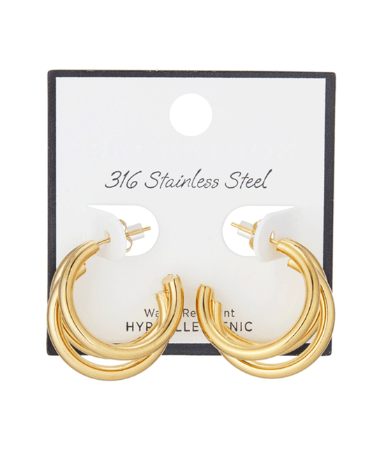 Stainless Steel Hoop Earring