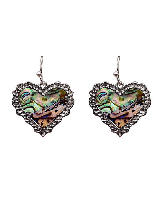 Heart Shell Post Earring