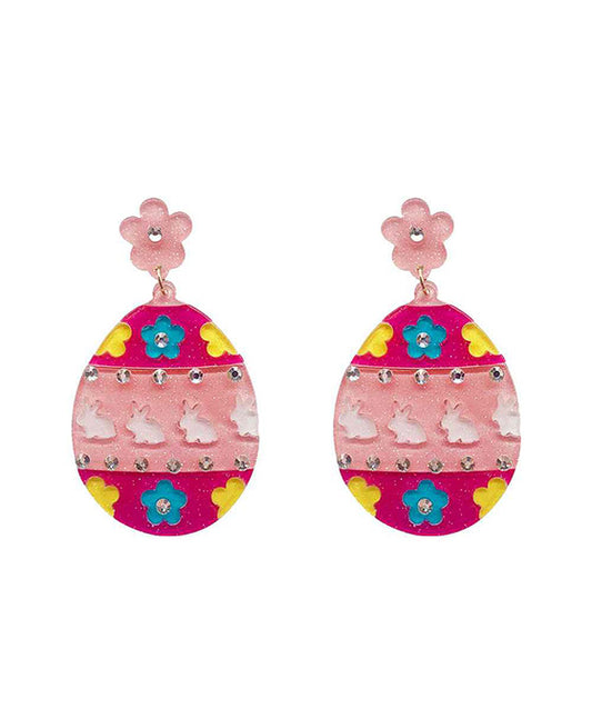Ease Egg Acrylic Earring