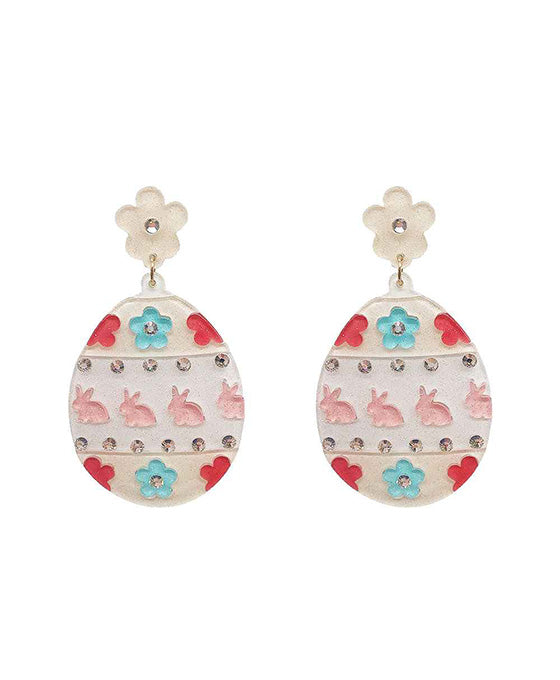 Ease Egg Acrylic Earring