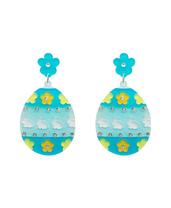 Ease Egg Acrylic Earring